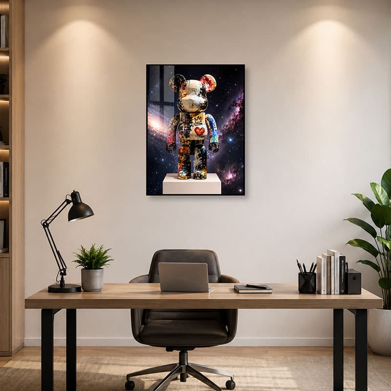 Cosmic Art-Toy Bear Wall Art