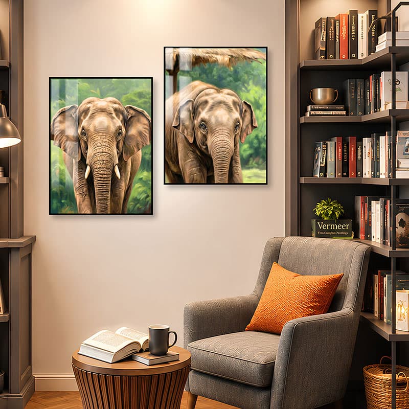 Feng Shui Elephant Wall Art