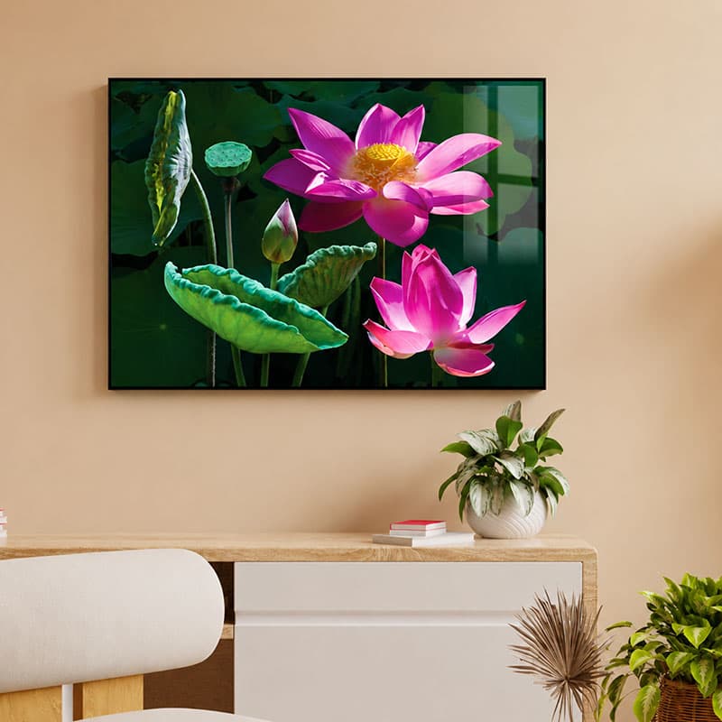 Pink Lotus Wall Art
